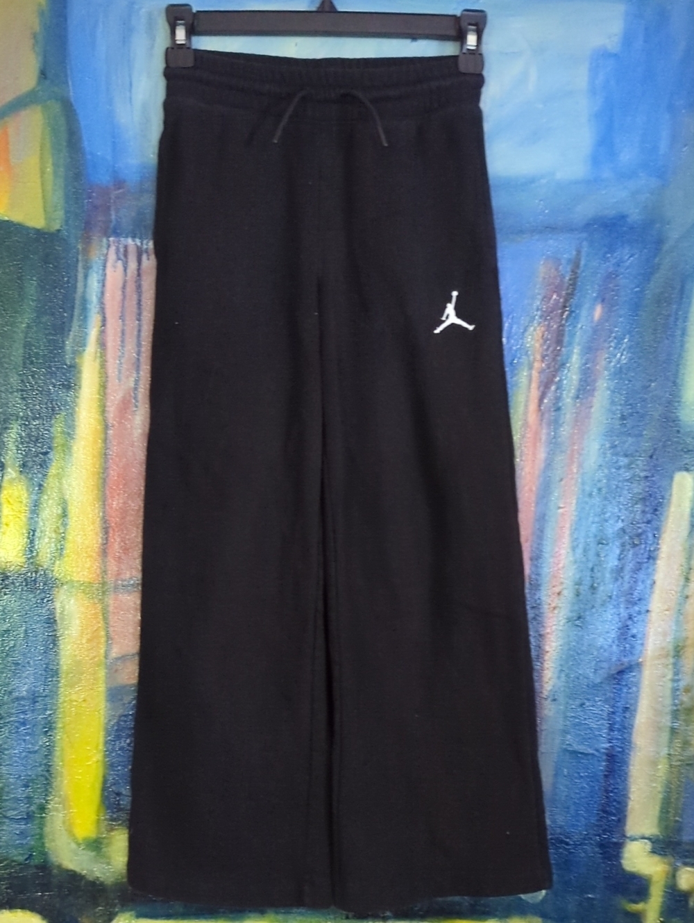 Jordan Big Girls' Icon Play Open Pants Medium- 10-12yrs
